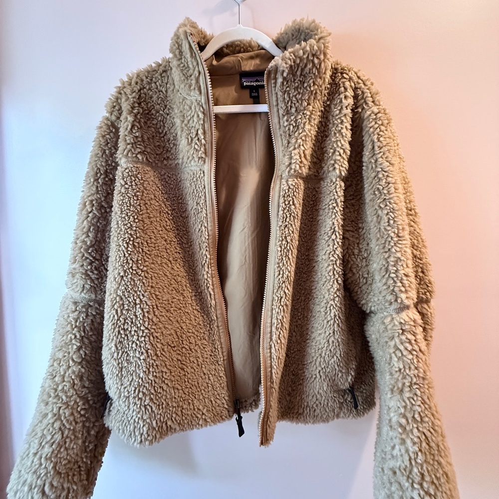 Patagonia Cream Teddy Jacket